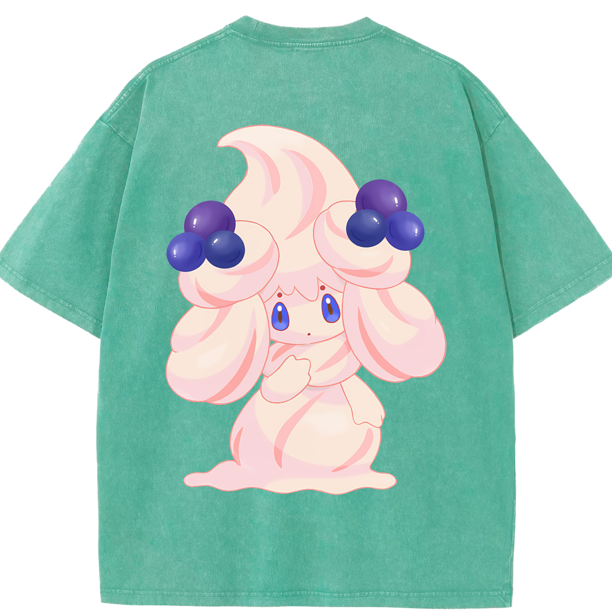 （画像用） ポケットモンスター Pokémon 綿100% ヴィンテージ風 半袖Tシャツ（背面プリント）